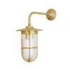 Lena IP65 Well Glass Wall Light | Bathroom or Outside Brass Bathroom Wall Sconces Great Lighting UK Ltd